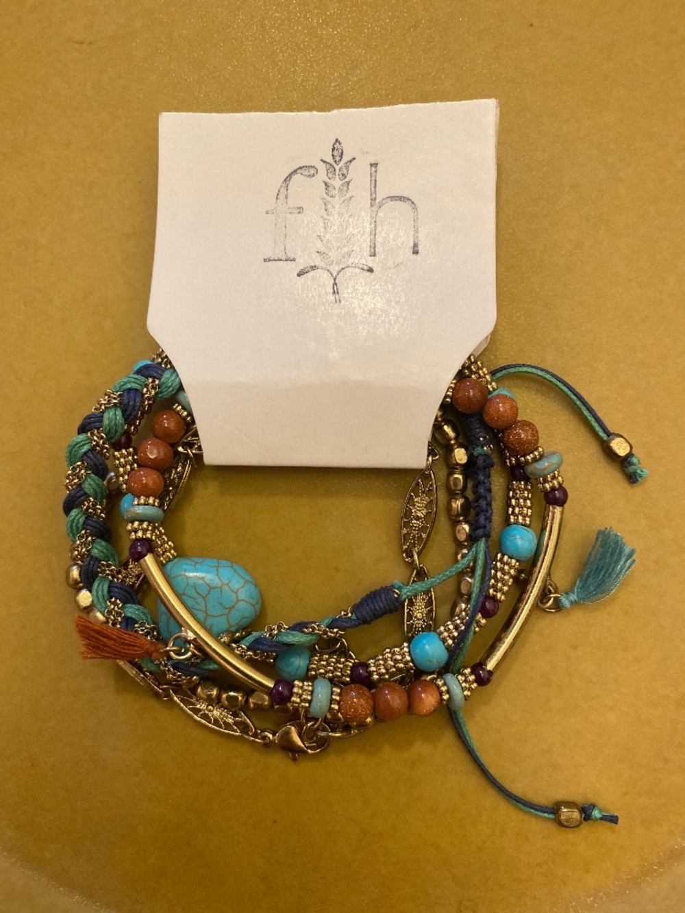 Francesca's Boho Multi-Strand Bracelet Stack